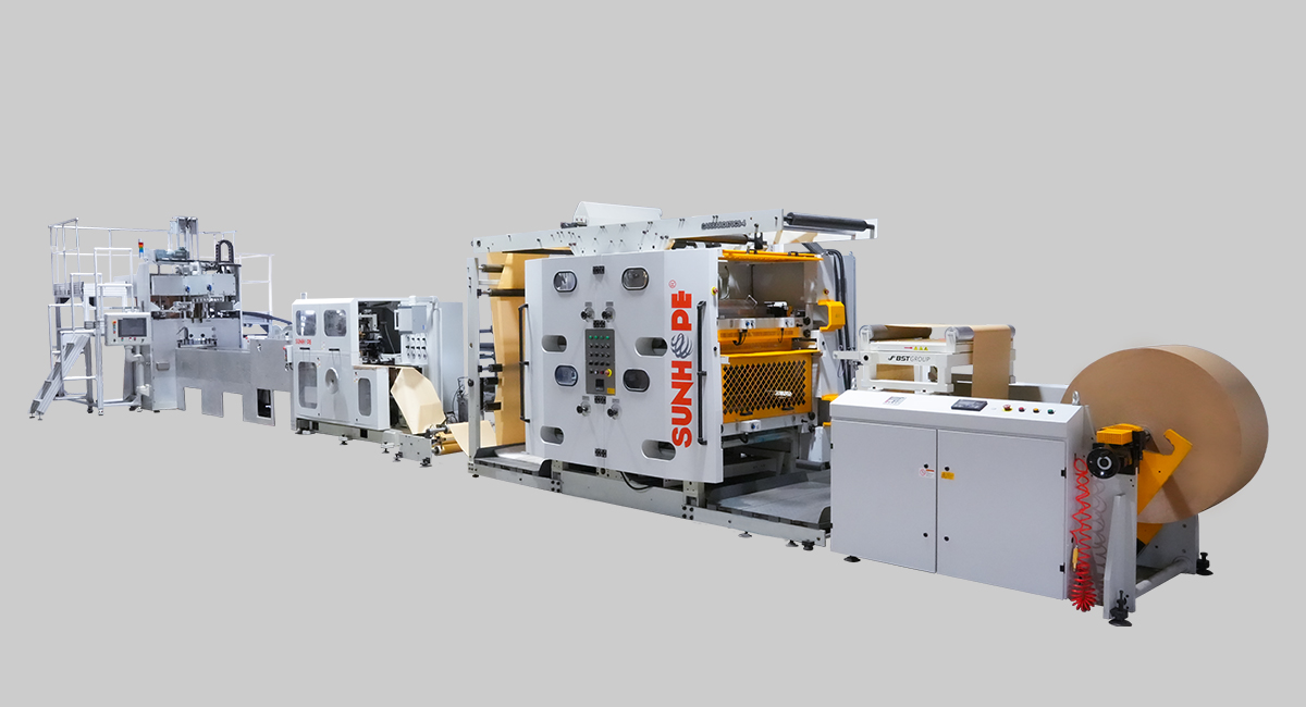 High Speed Single Size Square Bottom Paper Bag Machine